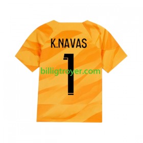 Billige Fotballdrakter Paris Saint-Germain PSG K.NAVAS 1 Keeper Bortedraktsett 2023/24 Kortermet